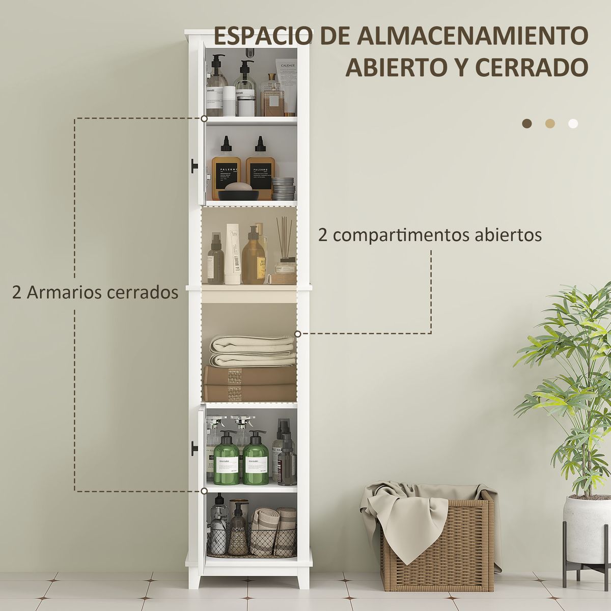 Columna-de-baño-Sahara-Homcom-2-puertas-con-2-compartimentos-blanco-natural-1675x40x30-cm-web
