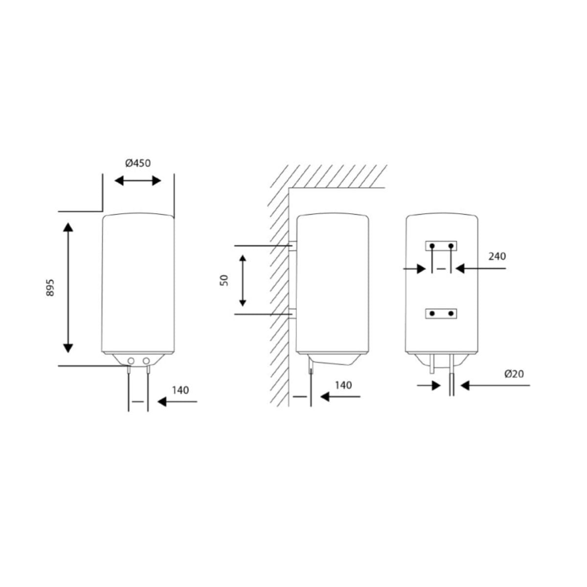 Termo-electrico-Aspes-AT10000-92L-vertical-C-blanco-Ø45x90-cm-