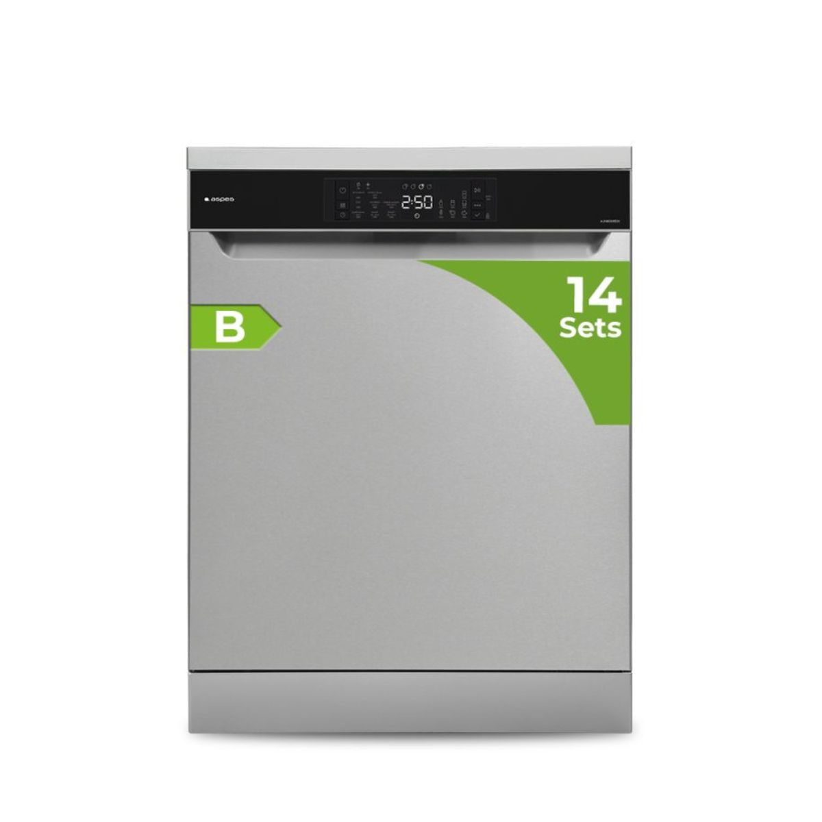 Lavavajillas-Aspes-AJ14600BDX-14-servicios-8-programas-B-inox-60-cm-