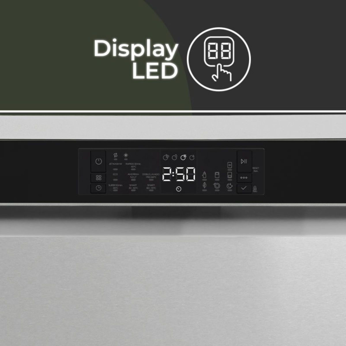 Lavavajillas-Aspes-AJ14600BDX-14-servicios-8-programas-B-inox-60-cm-