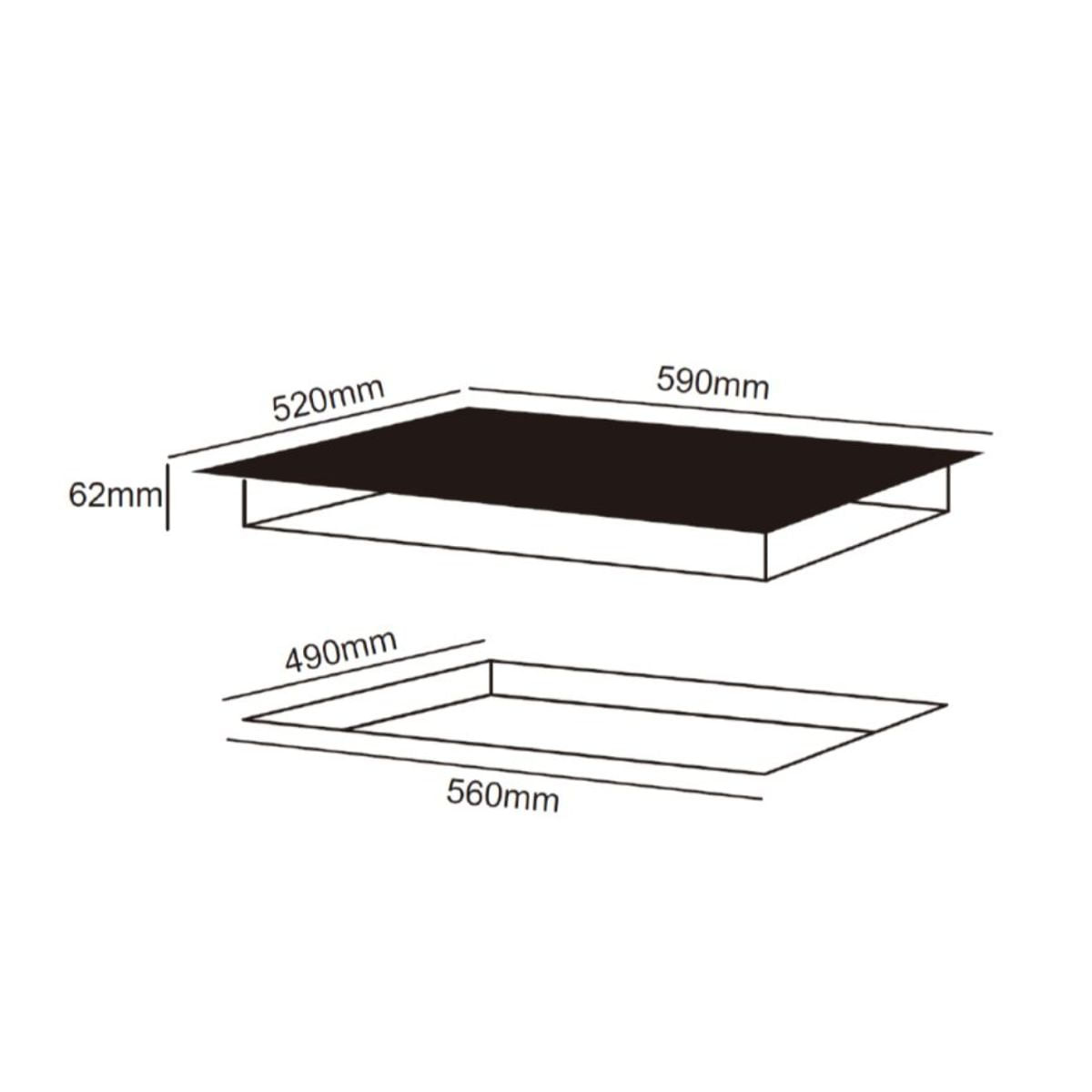 Placa-de-induccion-Aspes-AIFZ2601S-7360W-4-zonas-negro-60-cm-
