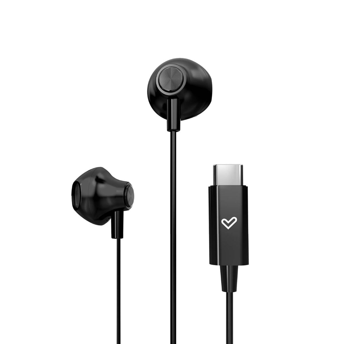 Auriculares-de-boton-Energy-Sistem-EasyPods-con-microfono-USB-C-negro-fondo-blanco
