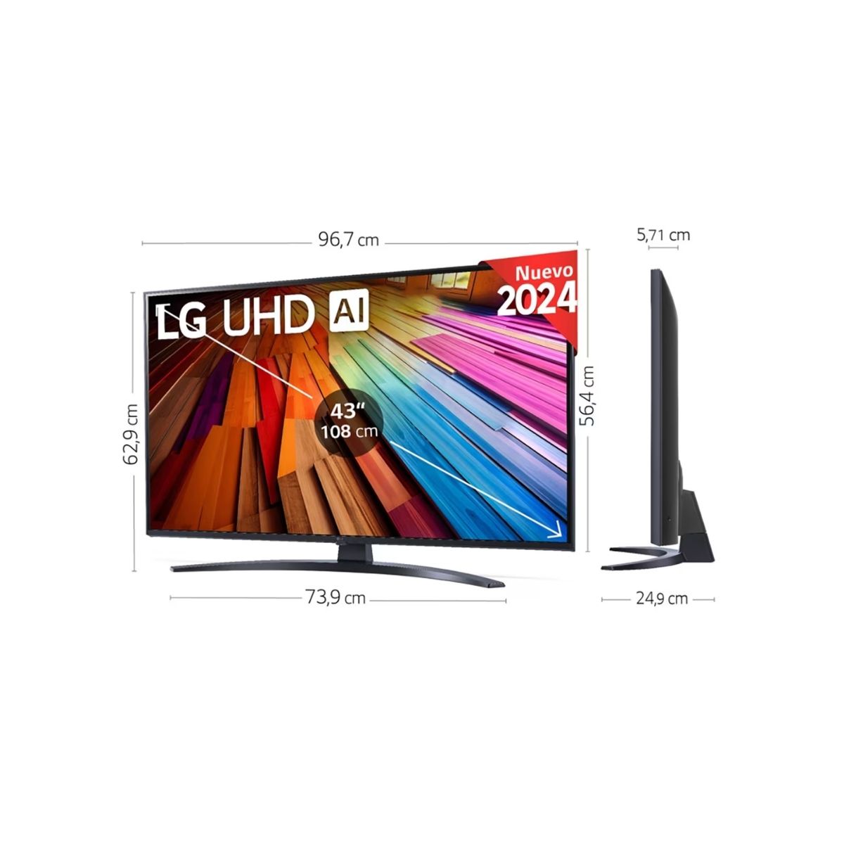 Televisor-Smart-TV-LG-43UT81006LA-43’’-UHD-4K-WebOS24-G-negro-medidas