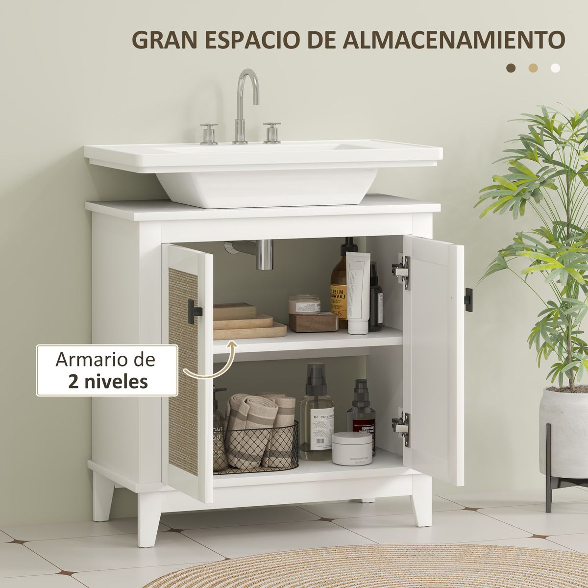 Mueble-bajo-Lizzeth-con-recorte-en-forma-de-U-blanco-60x30x60-cm-