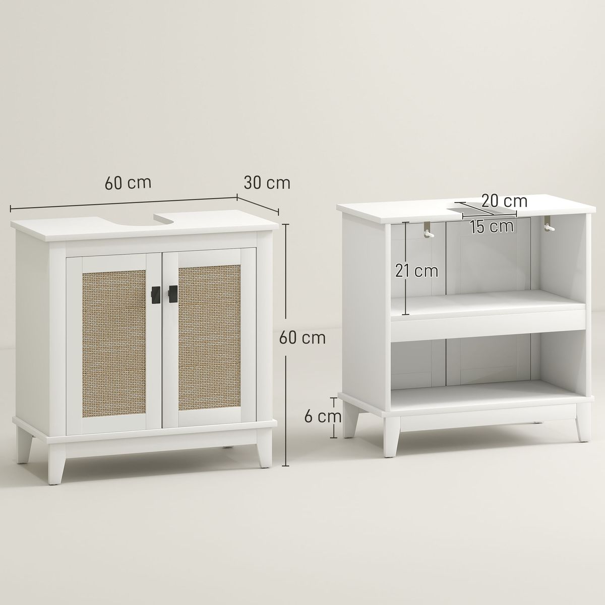 Mueble-bajo-Lizzeth-con-recorte-en-forma-de-U-blanco-60x30x60-cm-