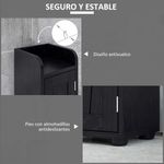 Columna-de-baño-Over-Homcom-2-puertas-con-portarrollos-negro-185x20x20-cm