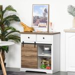 Mueble-auxiliar-Cross-Homcom-puerta-corredera-con-botellero-y-2-cajones-blanco-natural-86x80x39-cm-ambientada