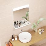 Espejo-de-baño-Altivia-Homcom-con-estante-60x50x12-cm