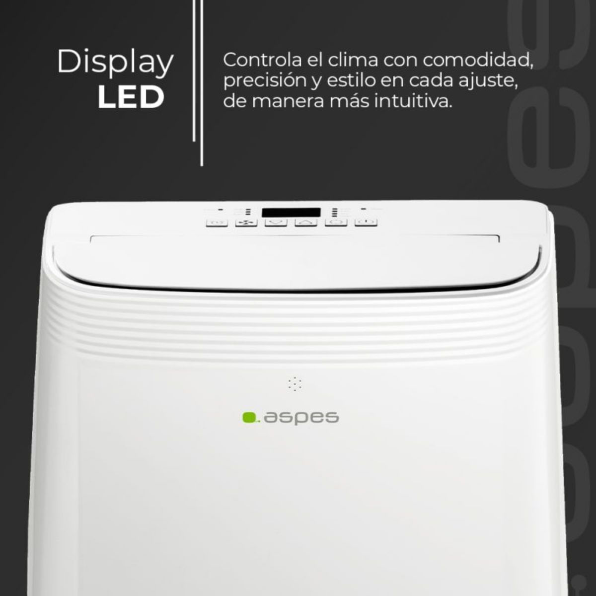 Aire-acondicionado-portatil-Aspes-AAAP1200B-modo-frio-calor-3000-frigorias-R290-A-