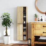 Mueble-de-baño-Elna-Homcom-alto-natural