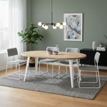 Mesa-de-comedor-BergE-redonda-extensible-nordish-blanco-Ø100x76-cm-ambientada-extendida