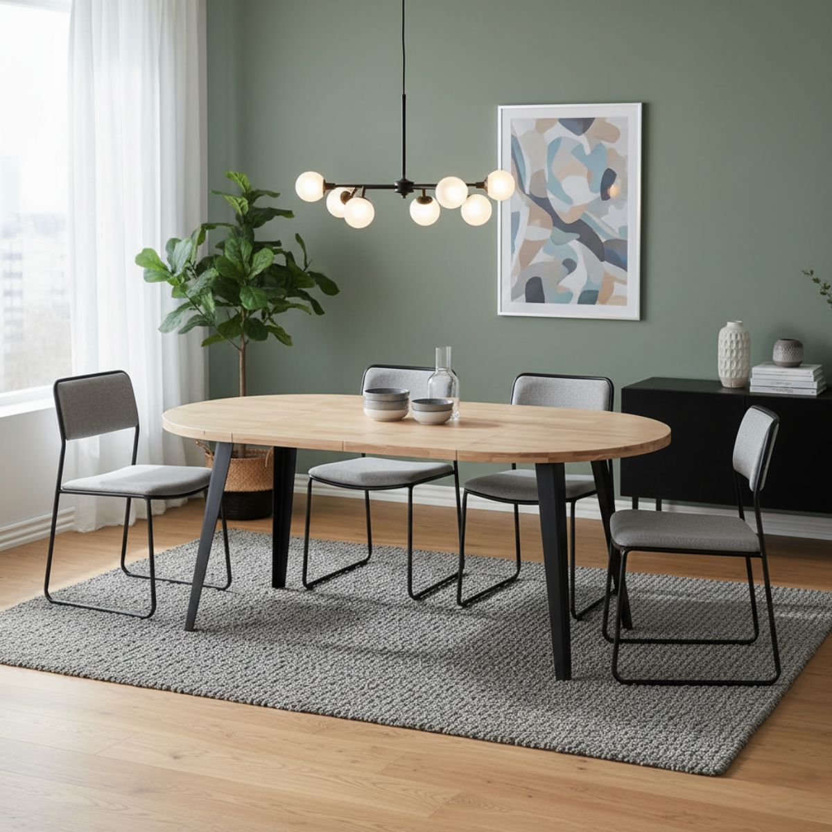 Mesa-de-comedor-BergE-redonda-extensible-nordish-negro-Ø100x76-cm-extensible