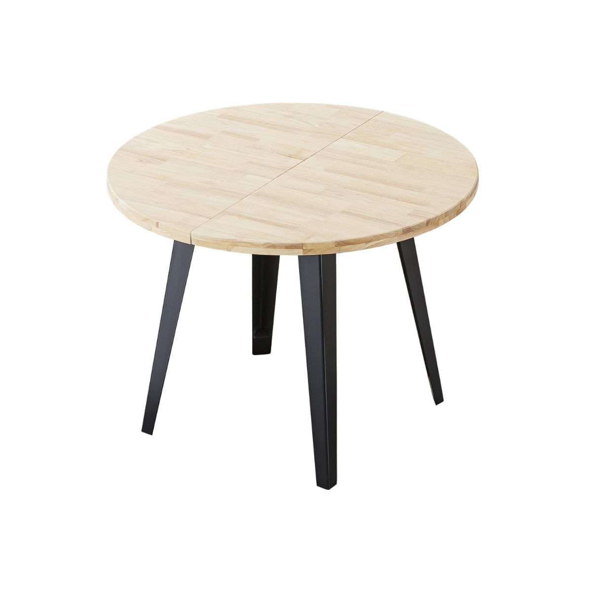 Mesa-de-comedor-BergE-redonda-extensible-nordish-negro-Ø100x76-cm-fondo-blano