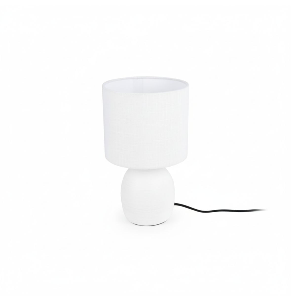 Lampara-de-sobremesa-40W-con-interruptor-blanco-Ø15x26-cm-