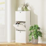 Zapatero-Emue-Homcom-de-3-cajones-liso-blanco-115x47x28-cm