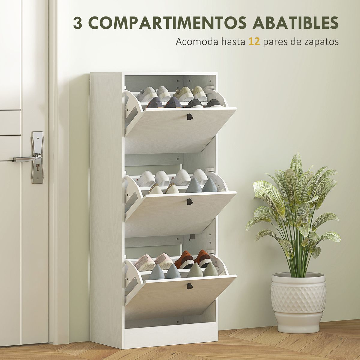 Zapatero-Emue-Homcom-de-3-cajones-liso-blanco-115x47x28-cm