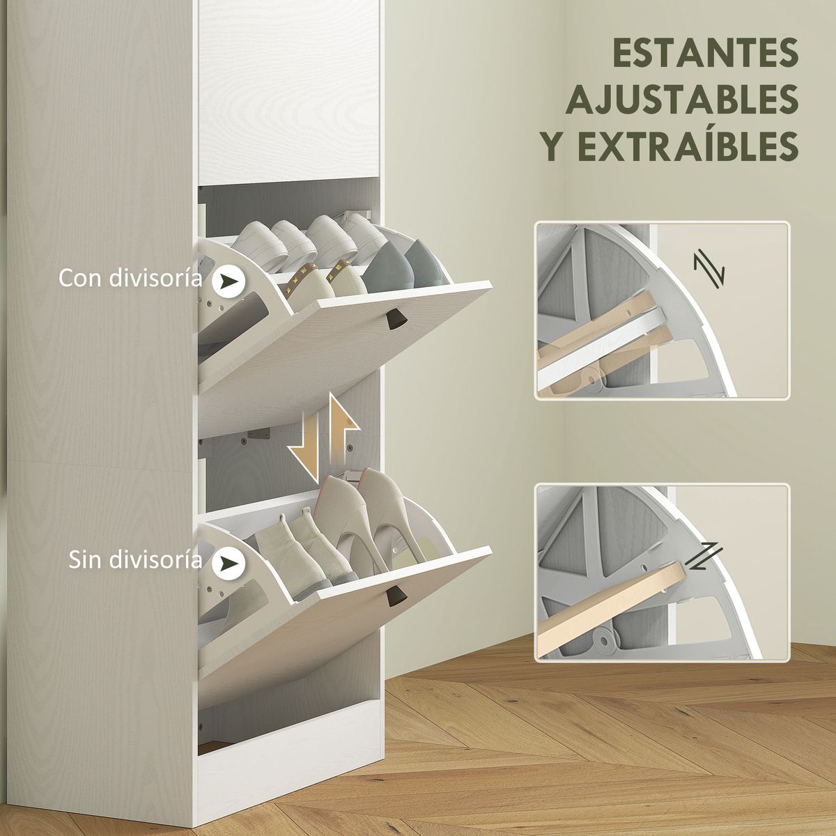 Zapatero-Emue-Homcom-de-3-cajones-liso-blanco-115x47x28-cm
