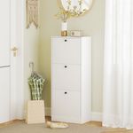 Zapatero-Emue-Homcom-de-3-cajones-liso-blanco-115x47x28-cm