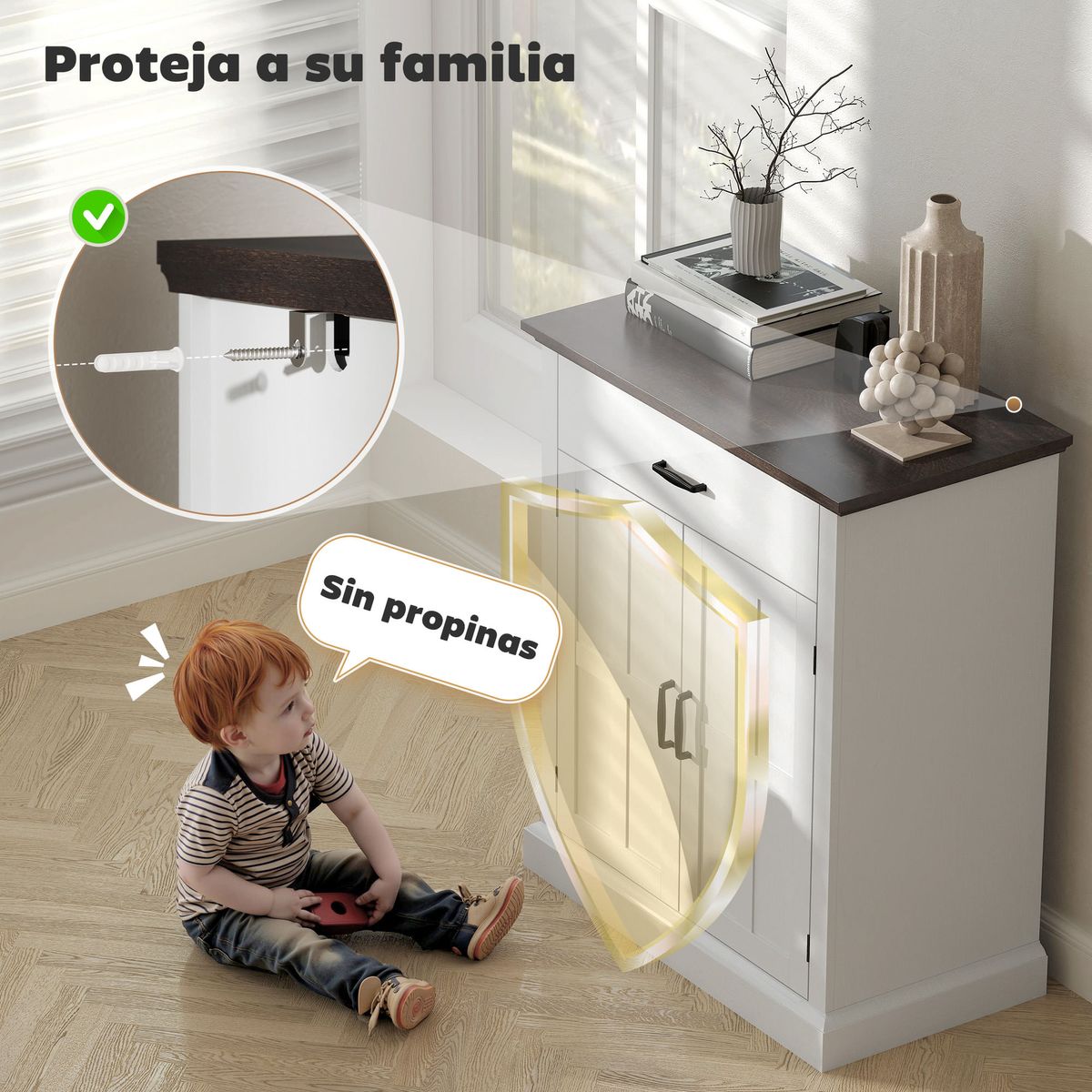 Aparador-Emory-Homcom-rustico-blanco-915x752x40-cm