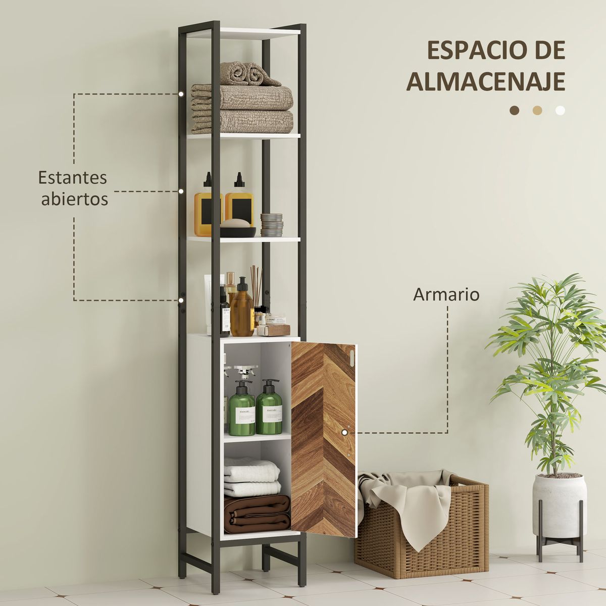 Mueble-de-baño-Nara-Homcom-alto-nogal