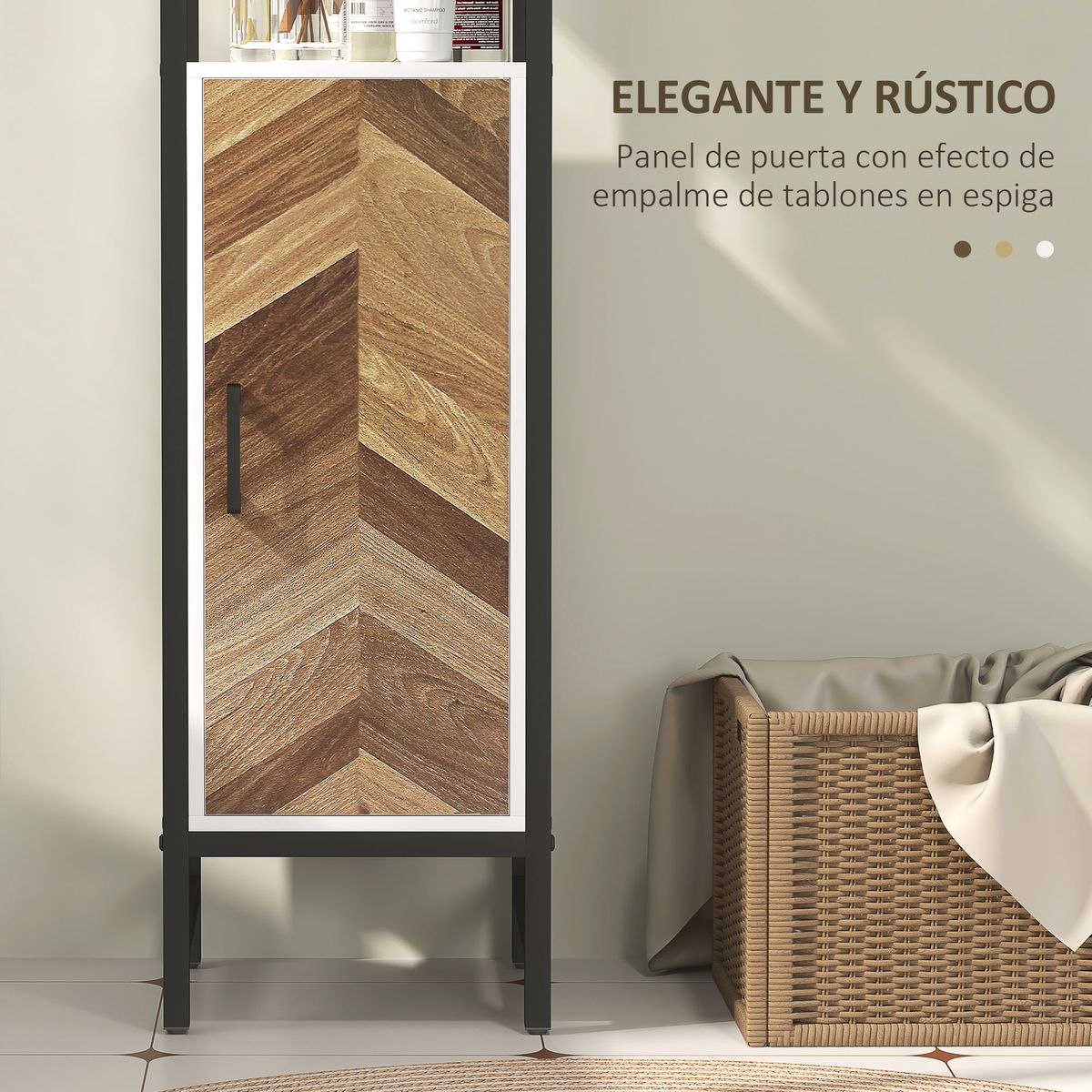 Mueble-de-baño-Nara-Homcom-alto-nogal