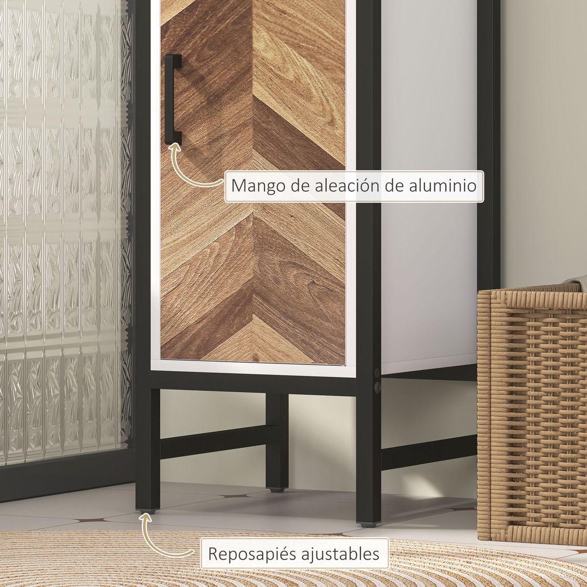 Mueble-de-baño-Nara-Homcom-alto-nogal