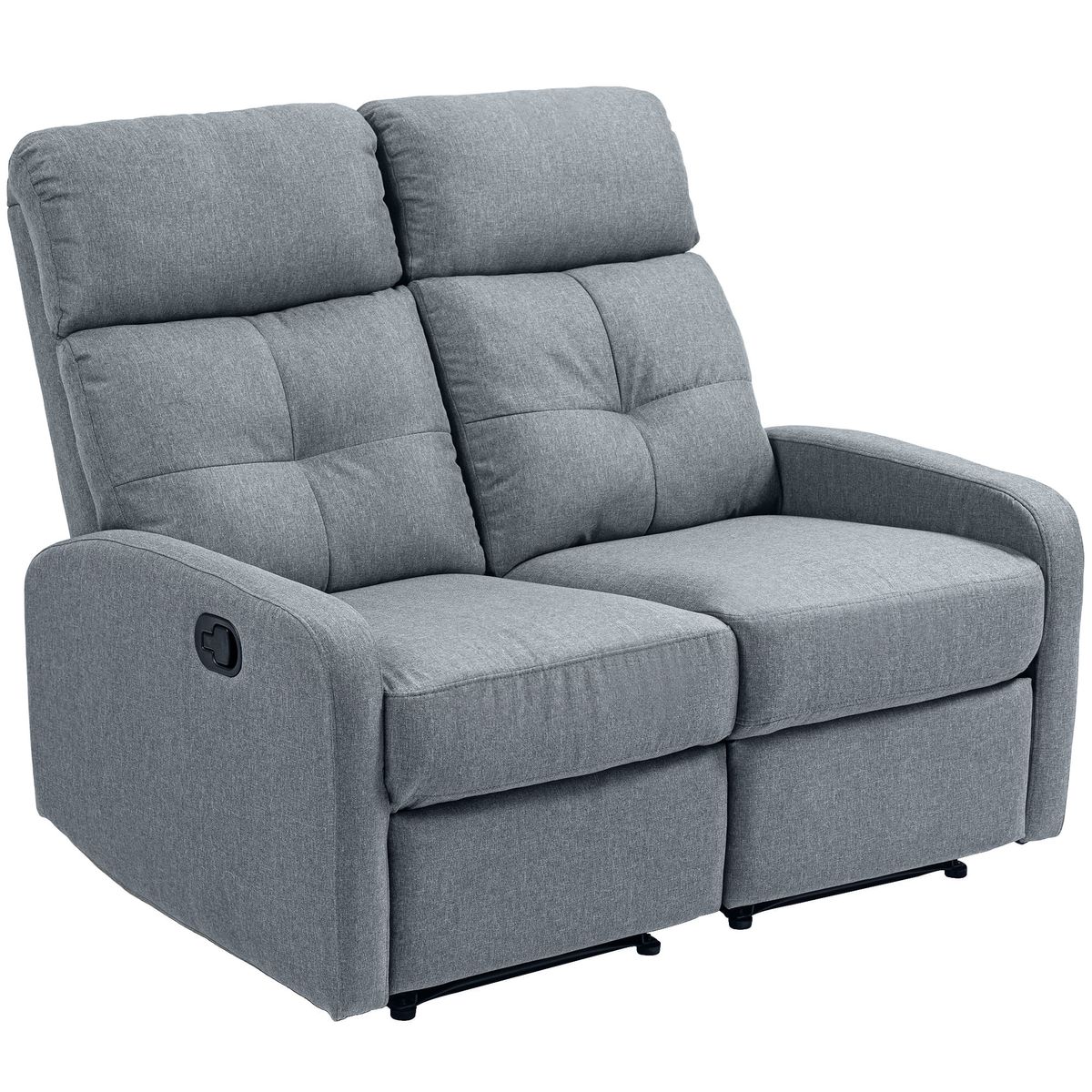 Sofa-Andros-Homcom-reclinable-gris-101x118x95-cm