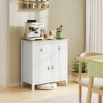 Aparador-Skadi-Homcom-efecto-roble-blanco-90x80x40-cm