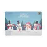 Mantel-individual-Laponia-diseño-muñecos-de-nieve-285x435-cm-fondo-blanco