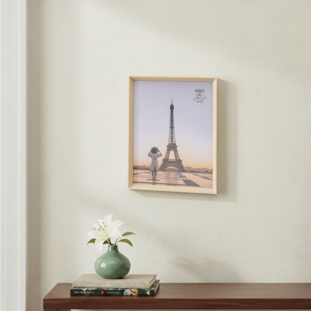 Cuadro-con-marco-ciudad-Paris-natural-53x43x4-cm-