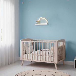Estante de pared infantil con luz LED 20,5x30,5x10 cm