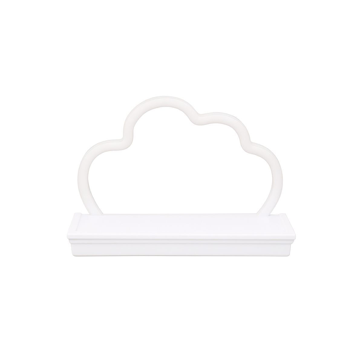 Estante-infantil-Nube-con-luz-LED-efecto-neon-blanco-205x305x10-cm-