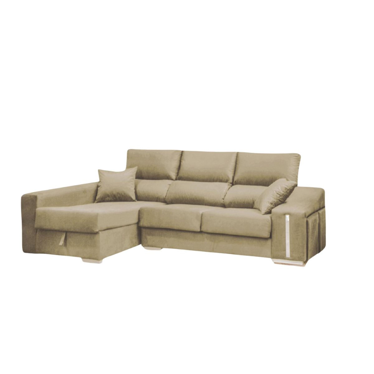 Sofa-chaiselongue-Ares-3-plazas-con-arcon-y-2-taburetes-tela-nevada-beige-frente-derecha-cerrado-fondo-blanco