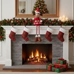 Figura-decorativa-Reno-Vestido-diseño-pierna-largas-46-cm