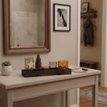 Set-de-5-portavelas-diseño-navideño-negro--ambientada-recibidor