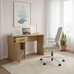 Escritorio-New-Aura-armario-con-cajon-natural-72x120x498-cm-ambientada-interior
