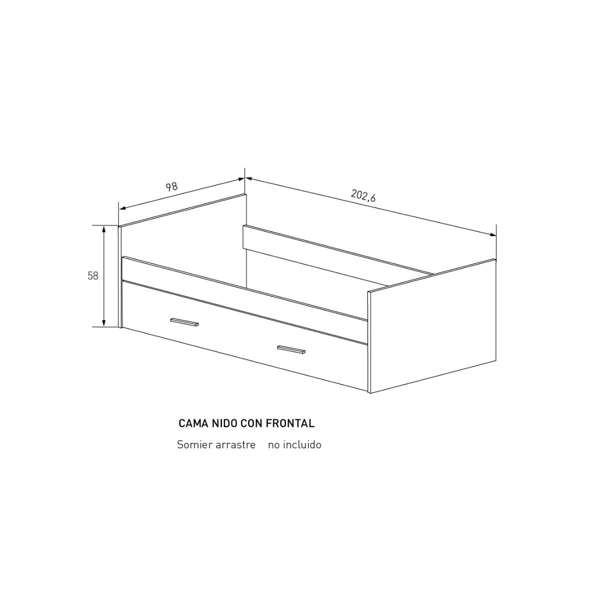Cama-nido-New-Aura-con-frontal-inferior-58x2026x98-cm-medidas