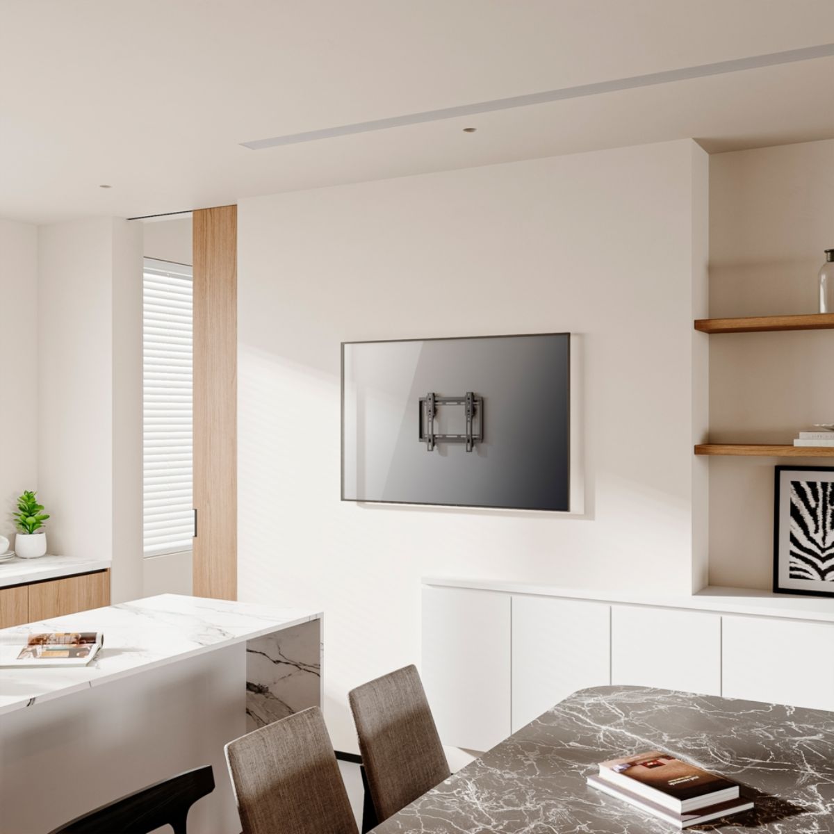 Soporte-de-TV-Aisens-WT42T-159-23’’-42’’-inclinable-pared-negro