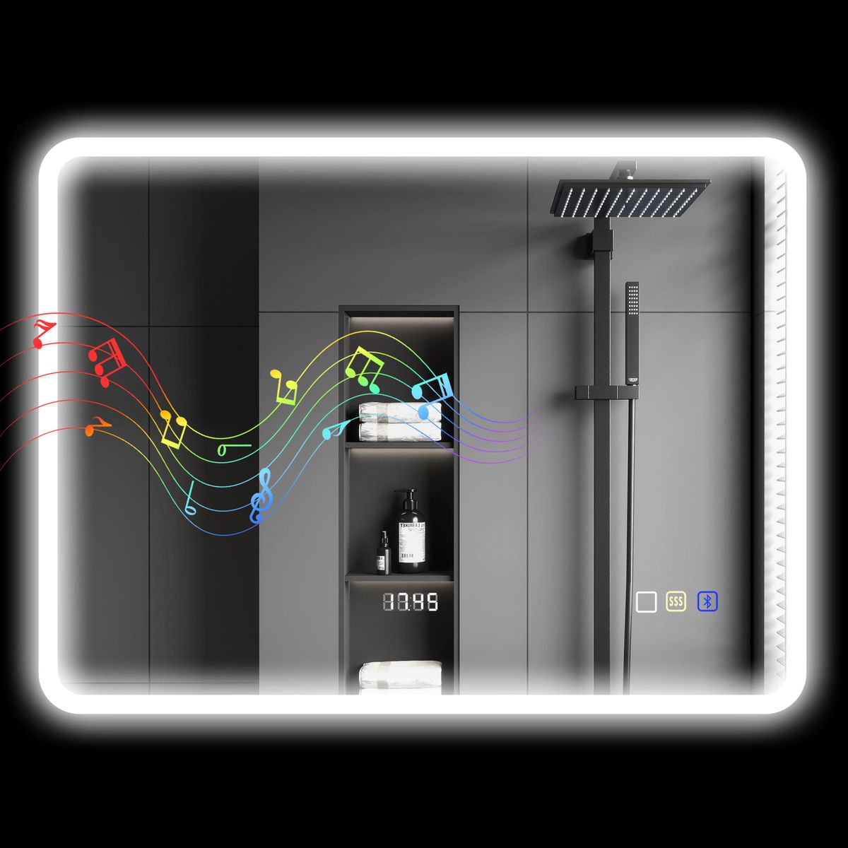 Espejo-de-baño-Lumera-Homcom-luz-LED-60x80-cm