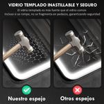 Espejo-de-baño-Lumera-Homcom-luz-LED-60x80-cm