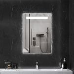 Espejo-de-baño-Lumera-Homcom-3-colores-tactil-plata-70x50-cm