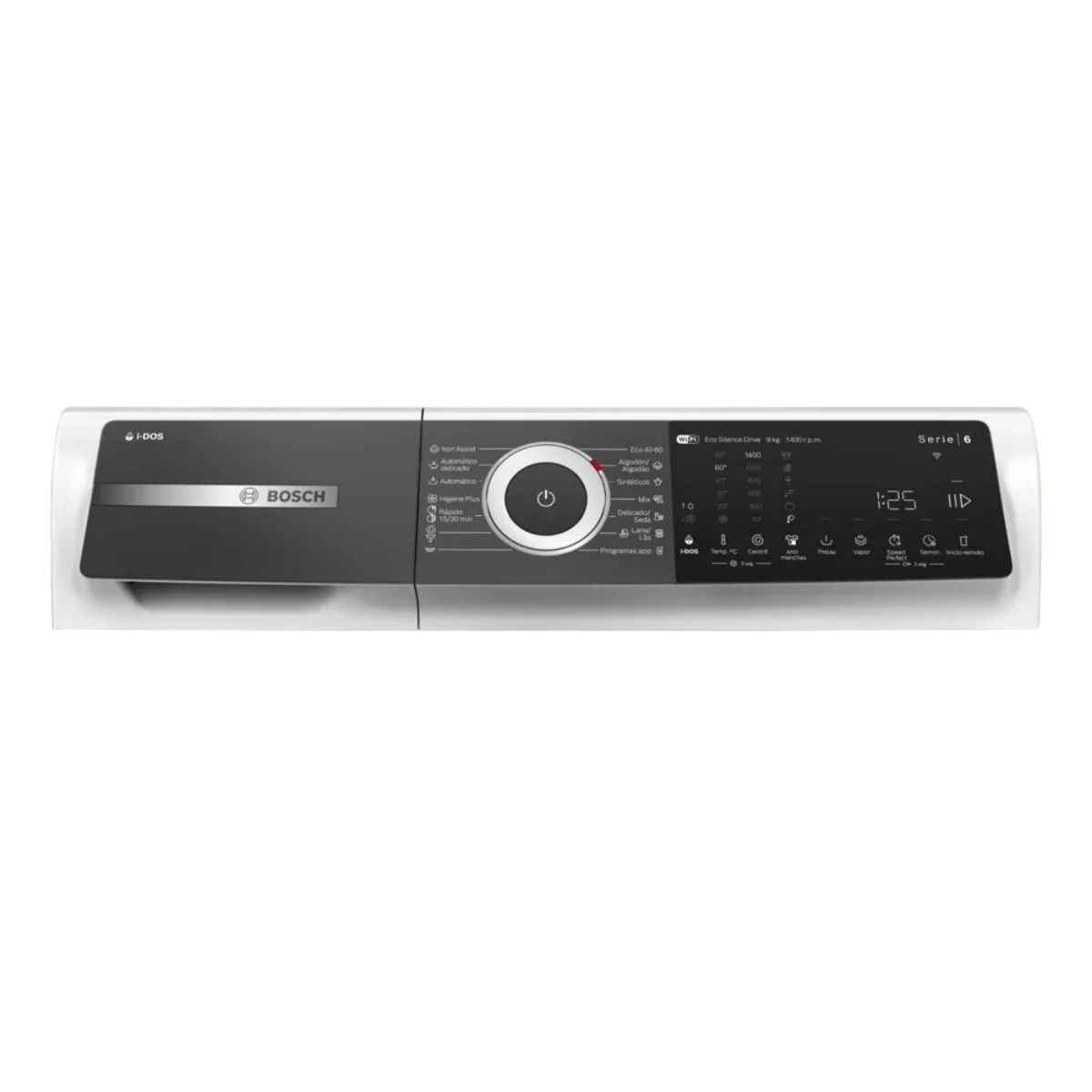Lavadora-carga-frontal-Bosch-WGH244A0ES-9kg-1400-rpm-A-blanco-negro-598-cm-control