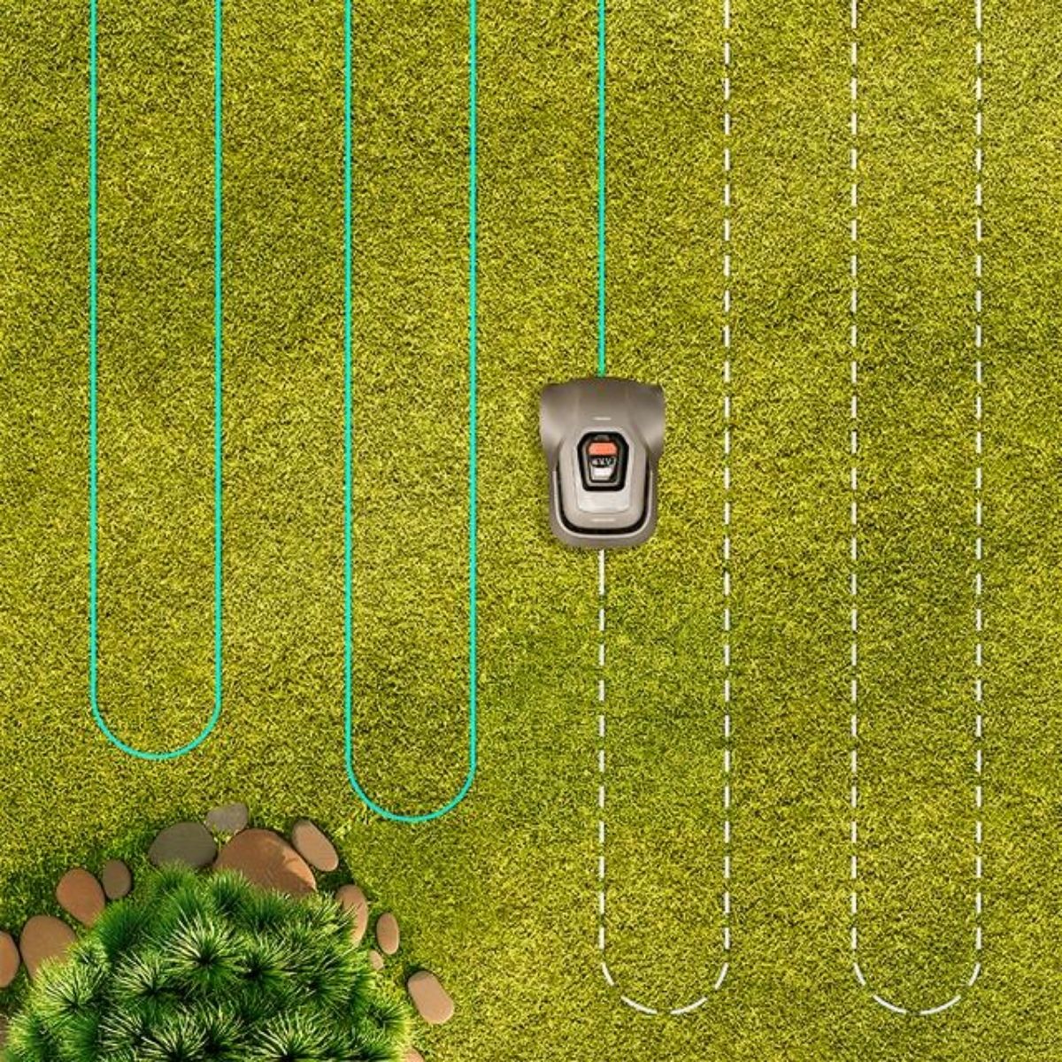 Cortacesped-Cecotec-Conga-GrassHopper-500-Map-Connected-500m²-sensor-de-lluvia-funcionamiento