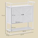 Armario-de-baño-Positive-Homcom-2-puertas-con-toallero-blanco-75x63x34-cm-medidas