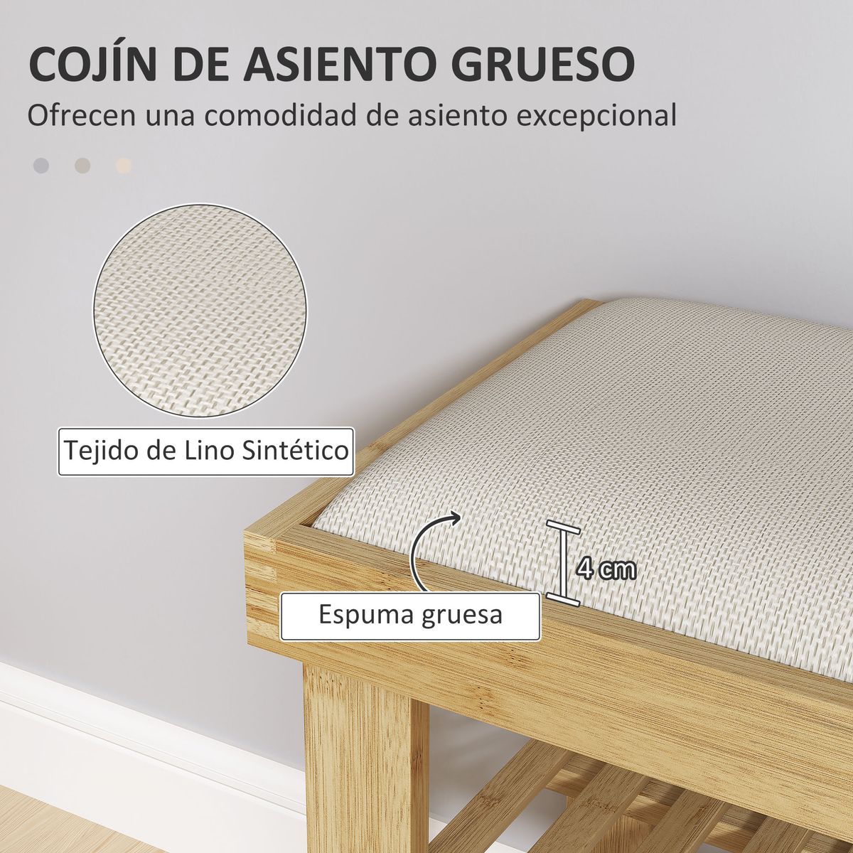 Banco-zapatero-Flower-Homcom-6-pares-2-niveles-con-cojin-crema-49x60x29-cm-web