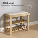 Banco-zapatero-Flower-Homcom-6-pares-2-niveles-con-cojin-crema-49x60x29-cm-banco