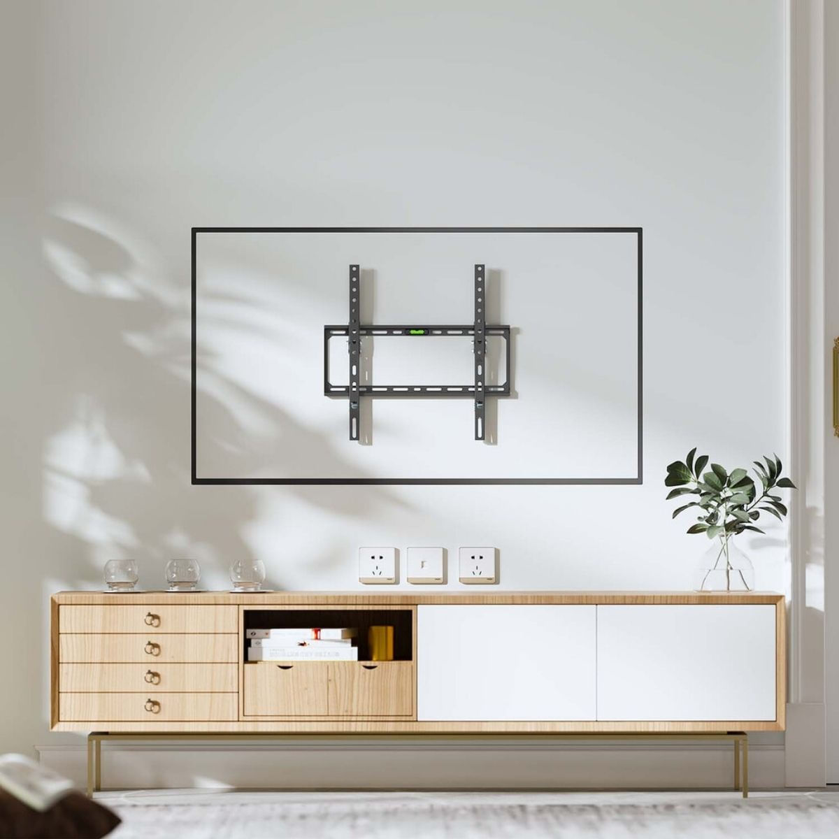 Soporte-de-TV-Aisens-WT75T-391-32’’-75’’-inclinable-negro