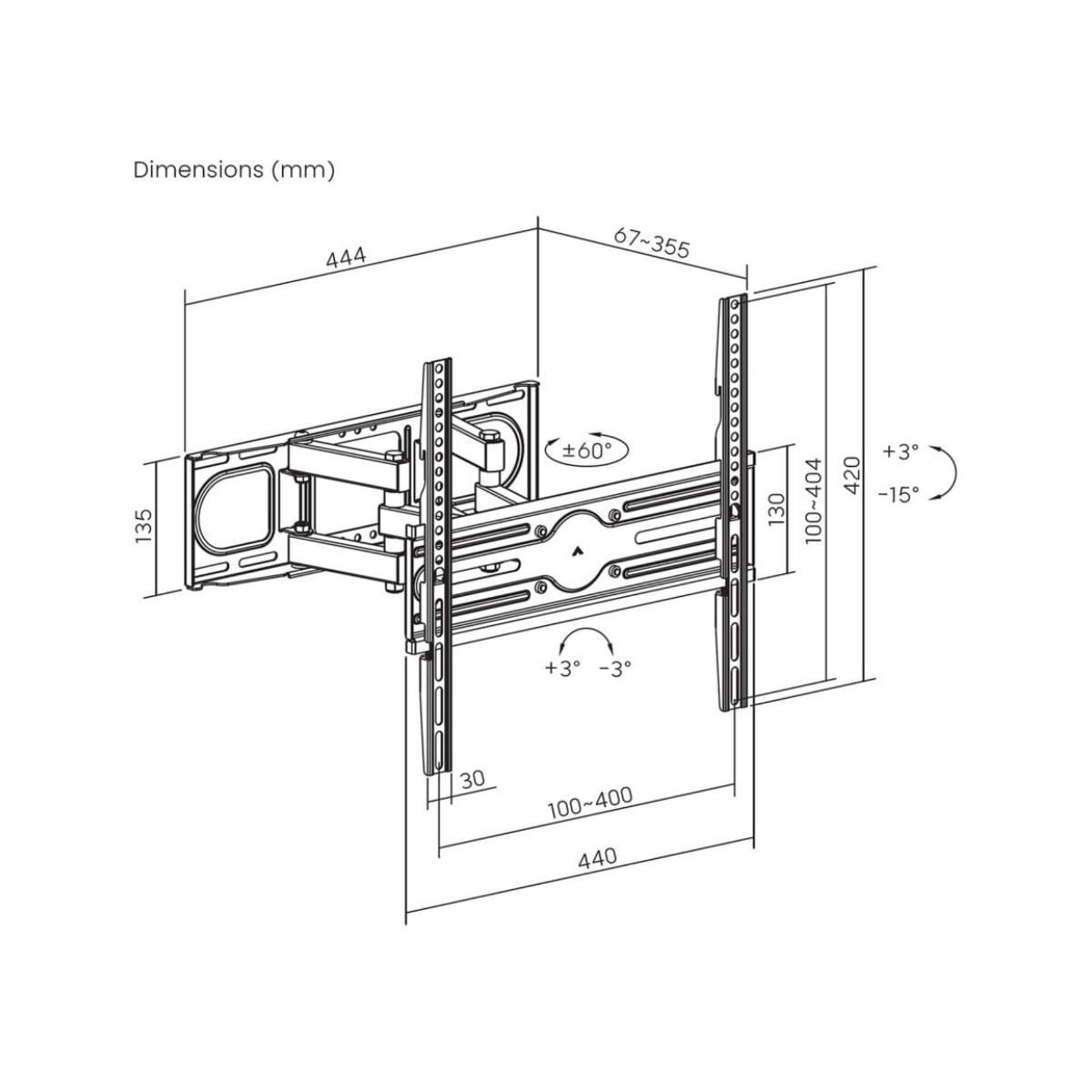 Soporte-de-TV-Aisens-WT70TSLE-325-32--70--giratorio---inclinable---nivelable-para-pared-negro