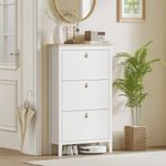 Zapatero-Colibri-Homcom-3-puertas-abatibles-blanco-natural-131x80x24-cm-ambientada