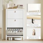 Zapatero-Colibri-Homcom-3-puertas-abatibles-blanco-natural-131x80x24-cm